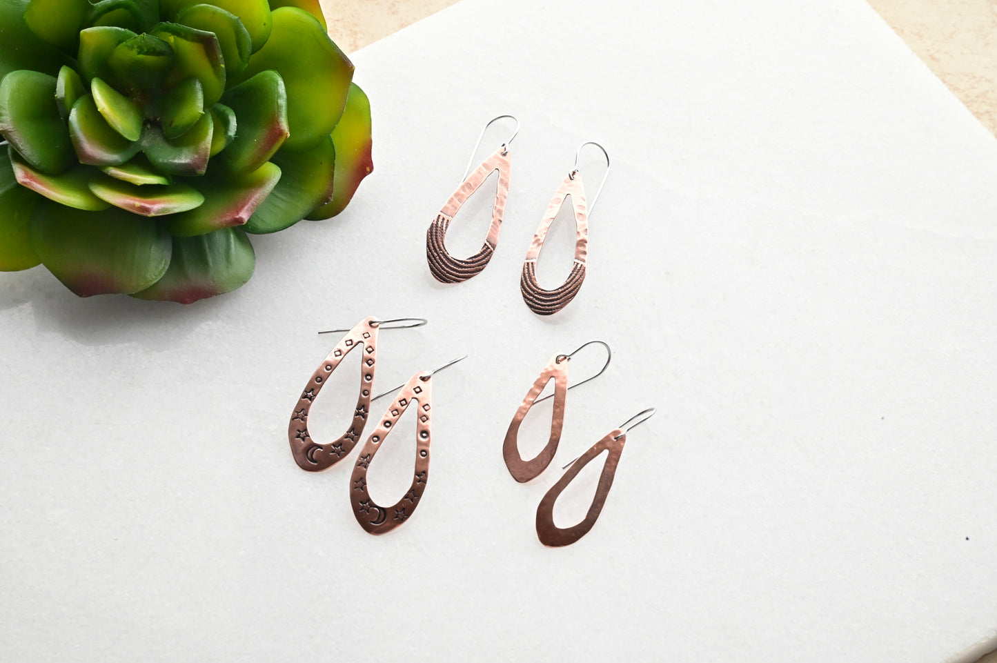 Copper Creations: Copper Cut-out Earrings