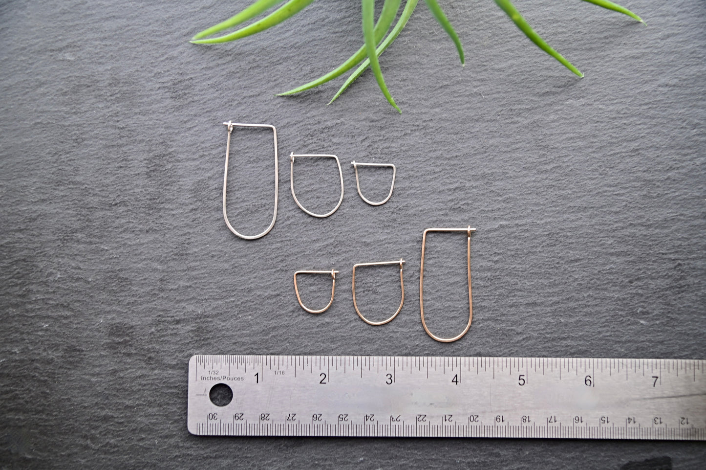 Hammered Hoops: Round Infinity Hoops in Gold or Silver