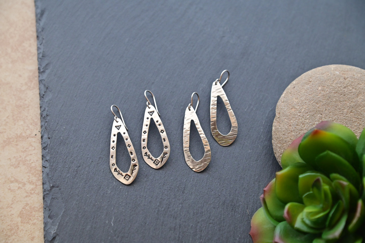 Silver Elements: Teardrop Earrings