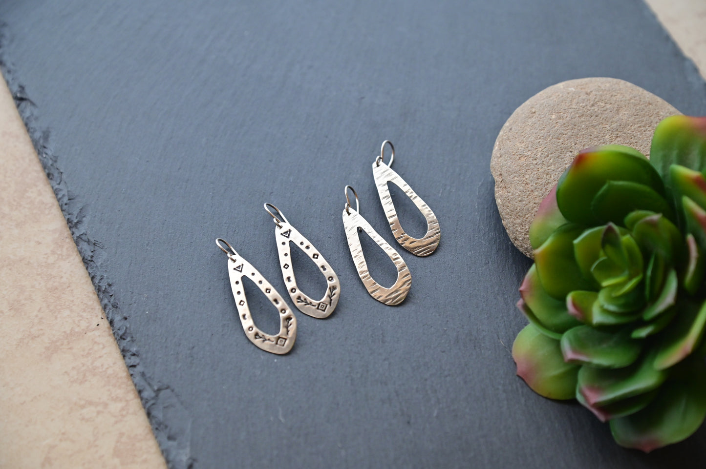 Silver Elements: Teardrop Earrings