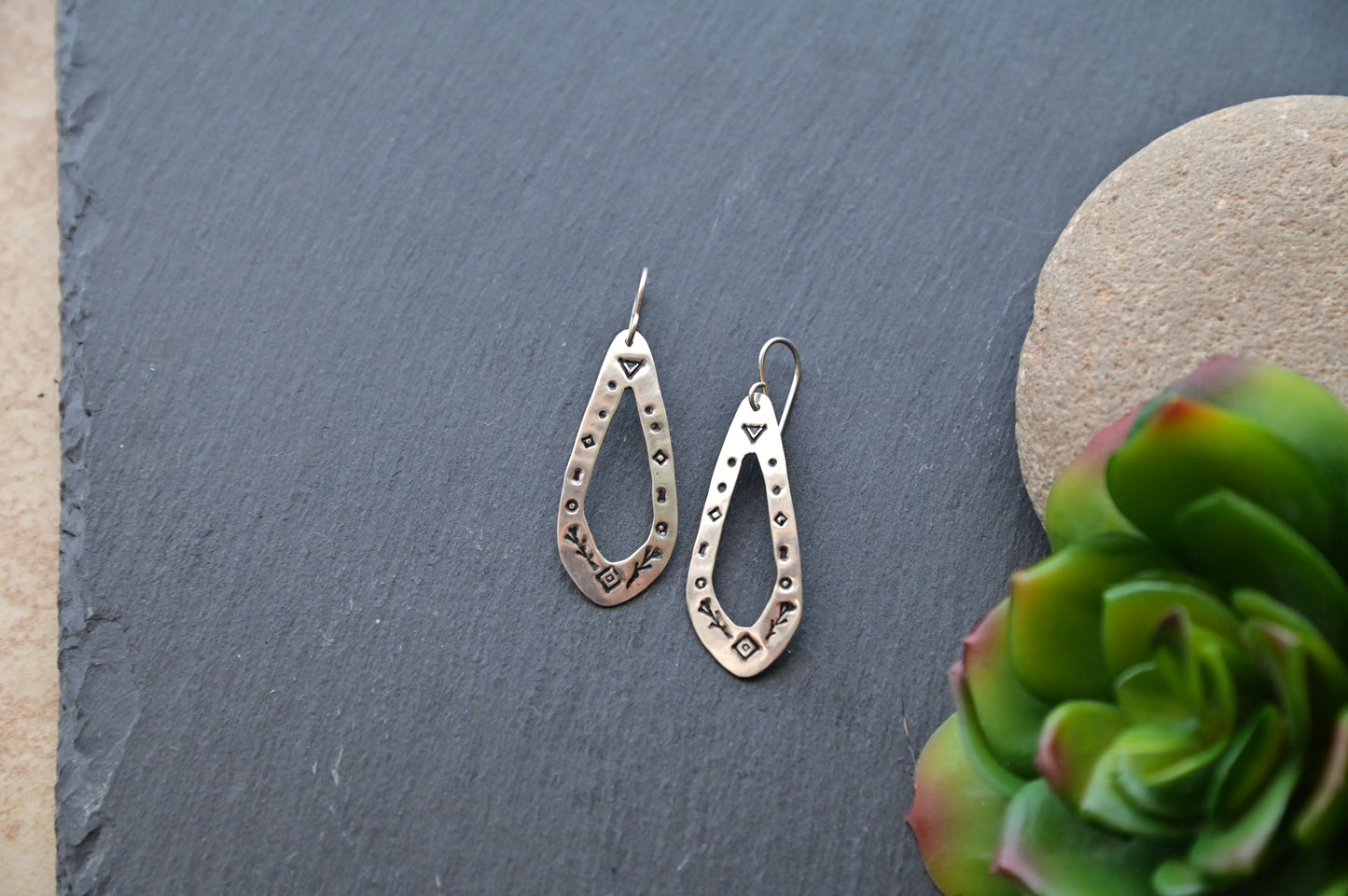 Silver Elements: Teardrop Earrings