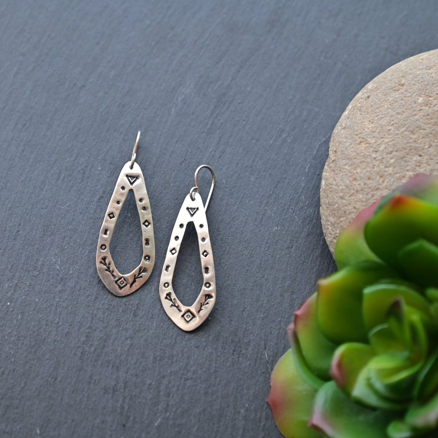 Silver Elements: Teardrop Earrings