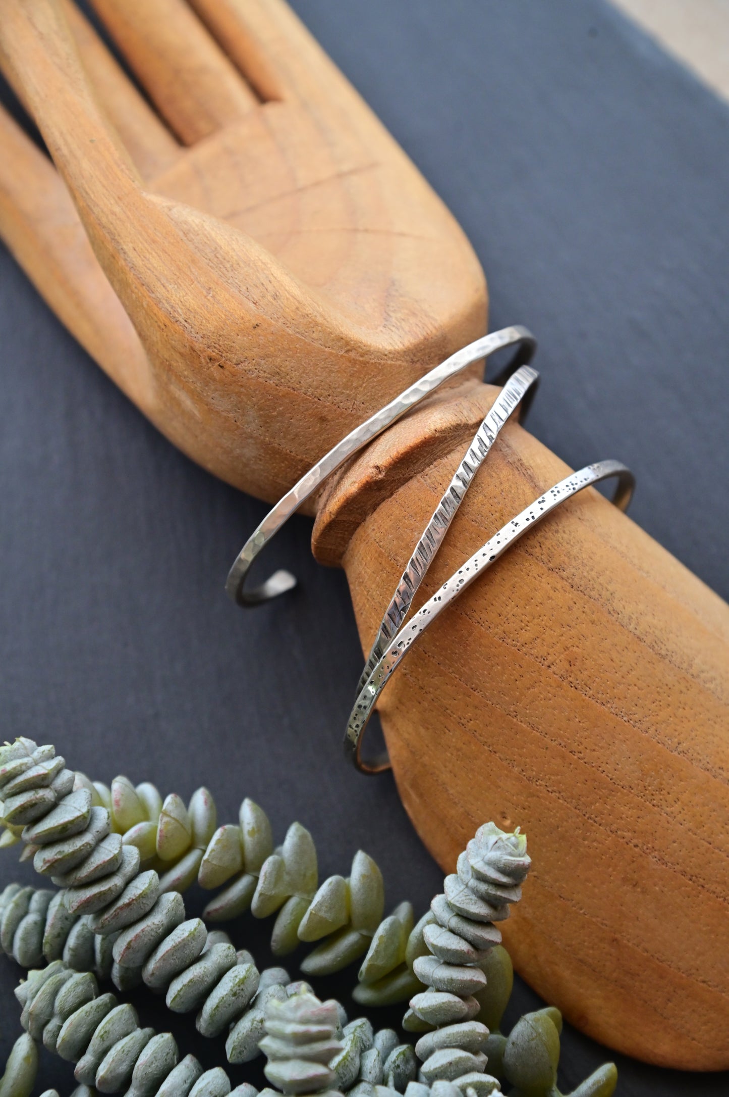 Silver Elements Cuff Bracelets