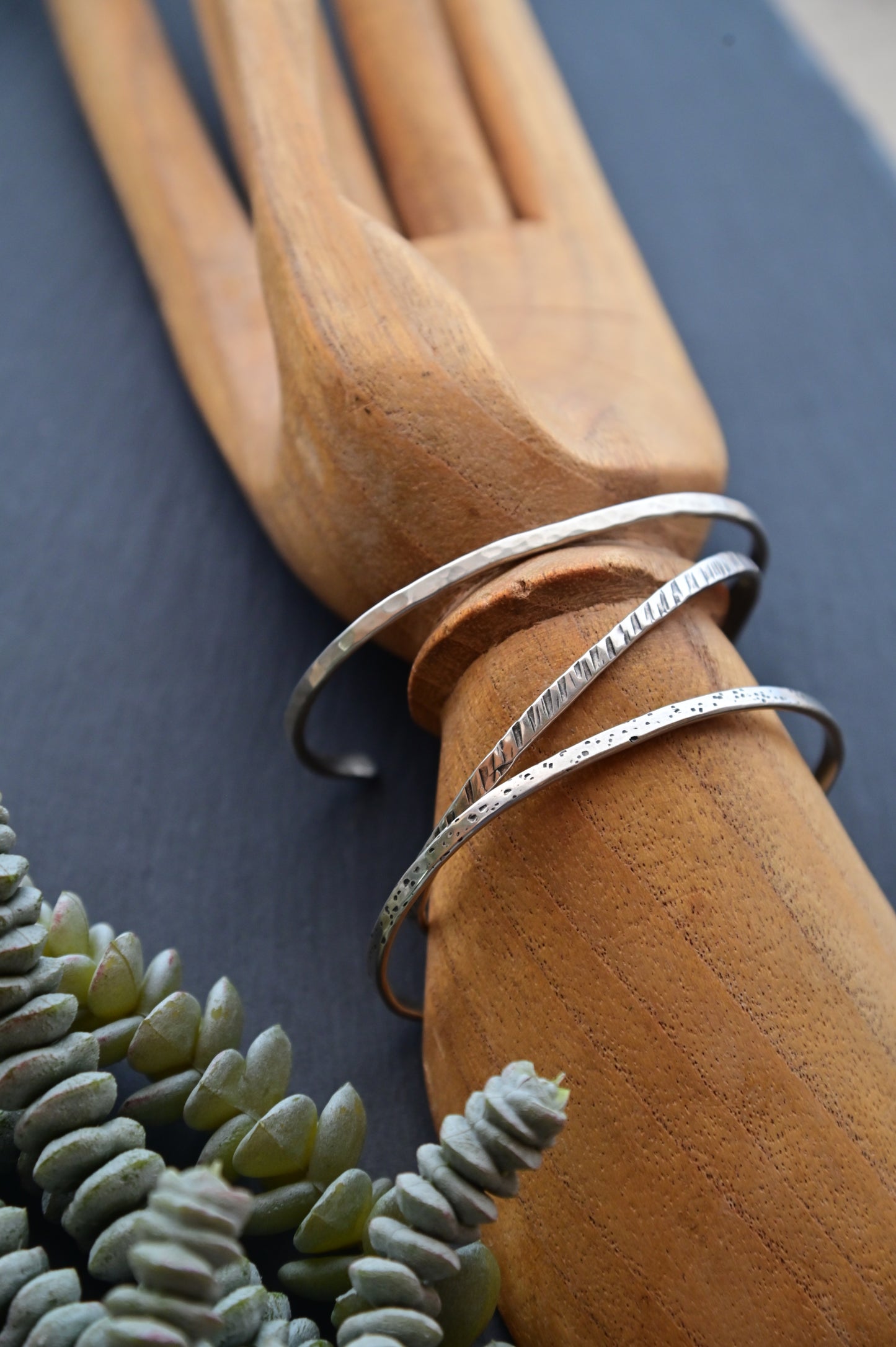 Silver Elements Cuff Bracelets