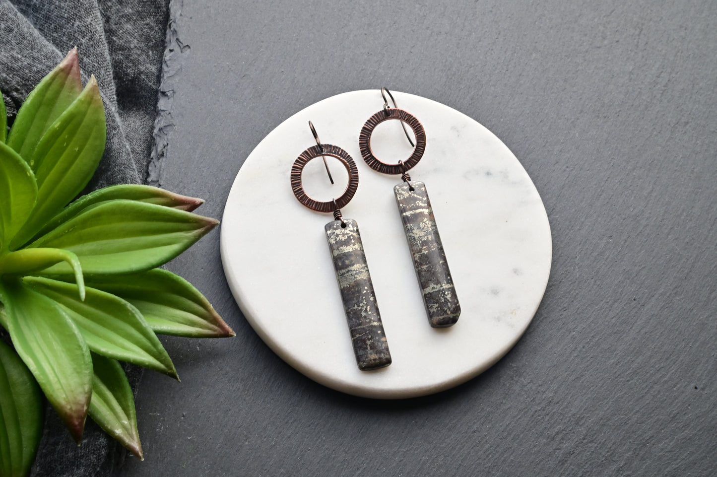 Copper Creations: Pyrite Earrings