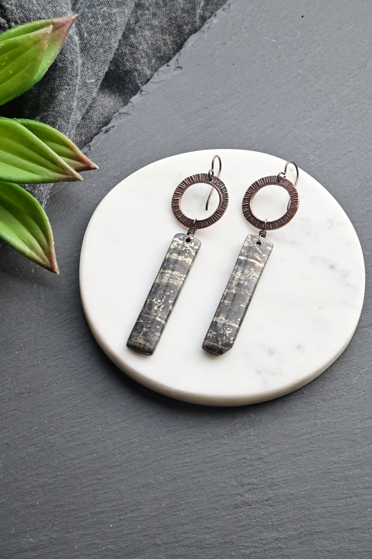 Copper Creations: Pyrite Earrings