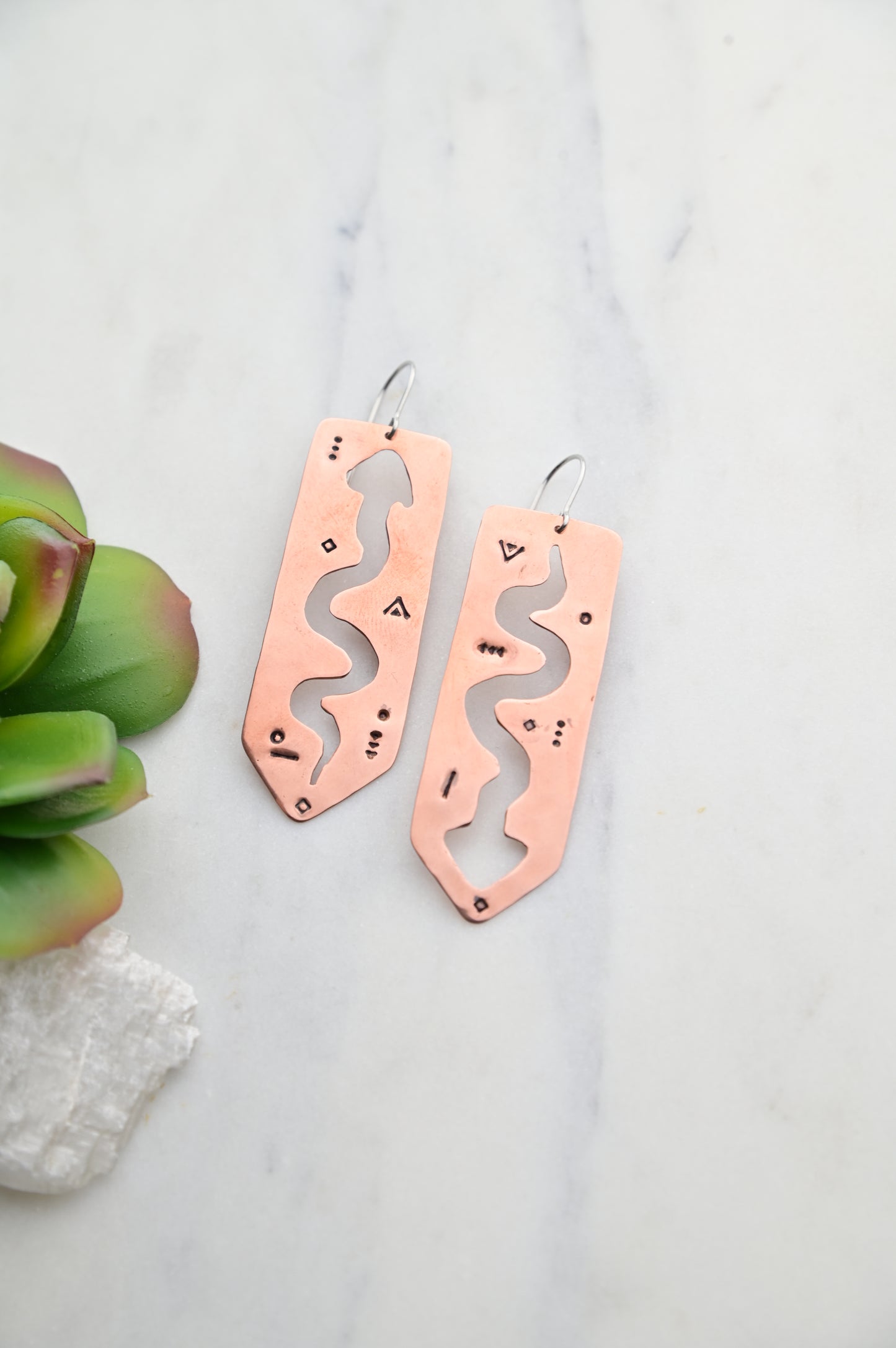 Copper Creations: Snake Earrings