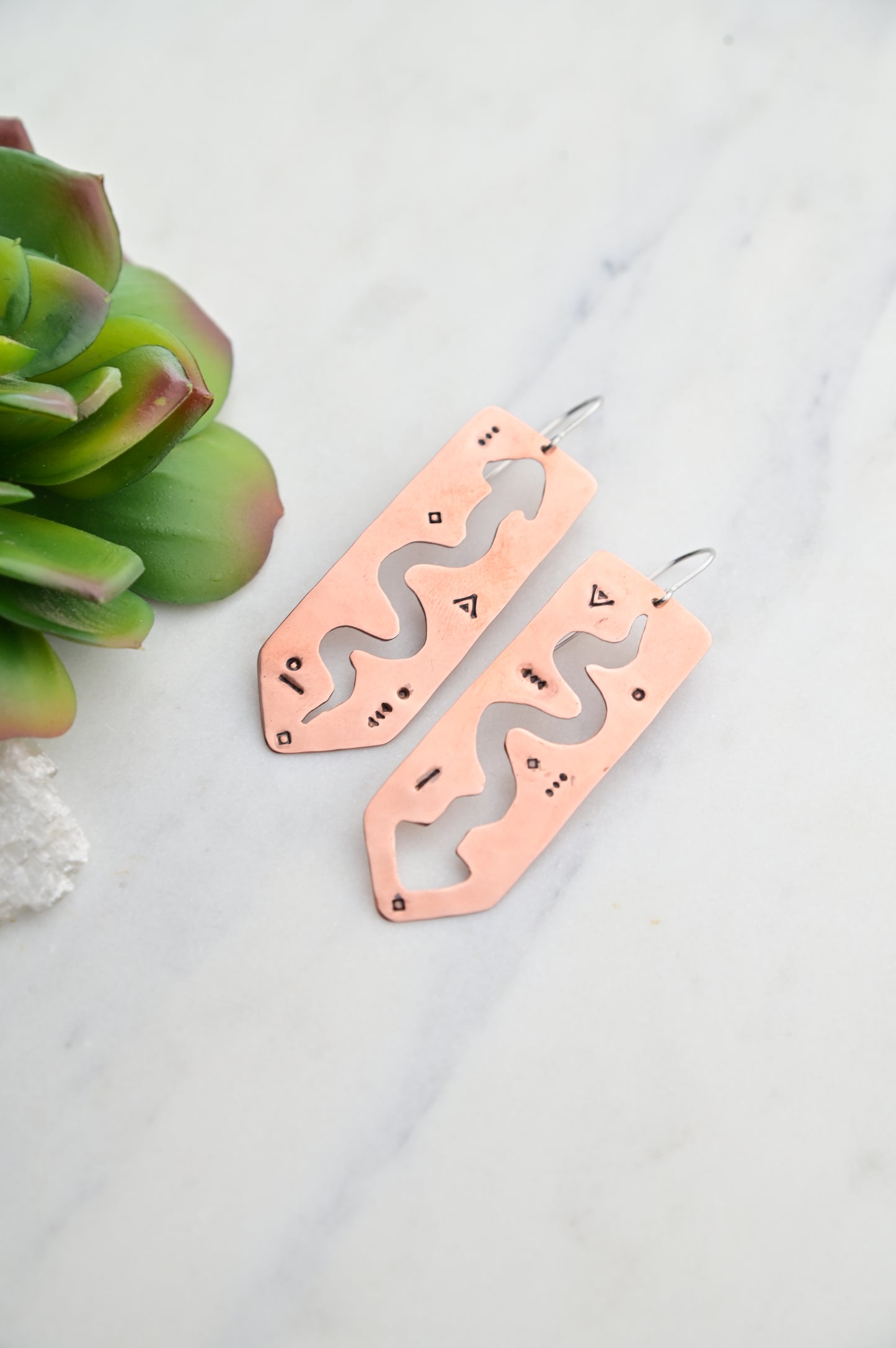 Copper Creations: Snake Earrings