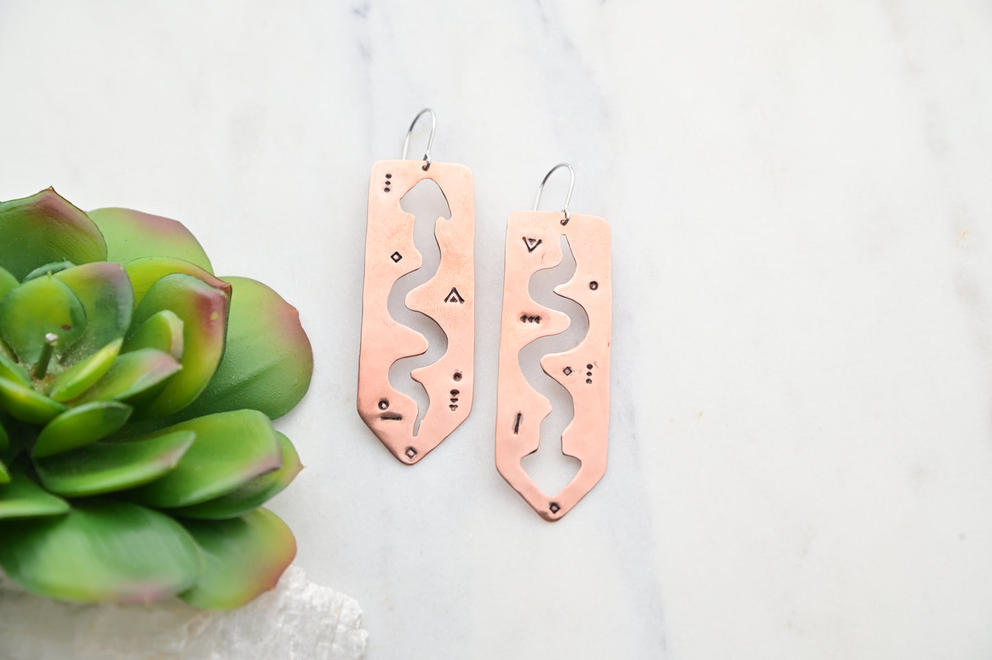 Copper Creations: Snake Earrings