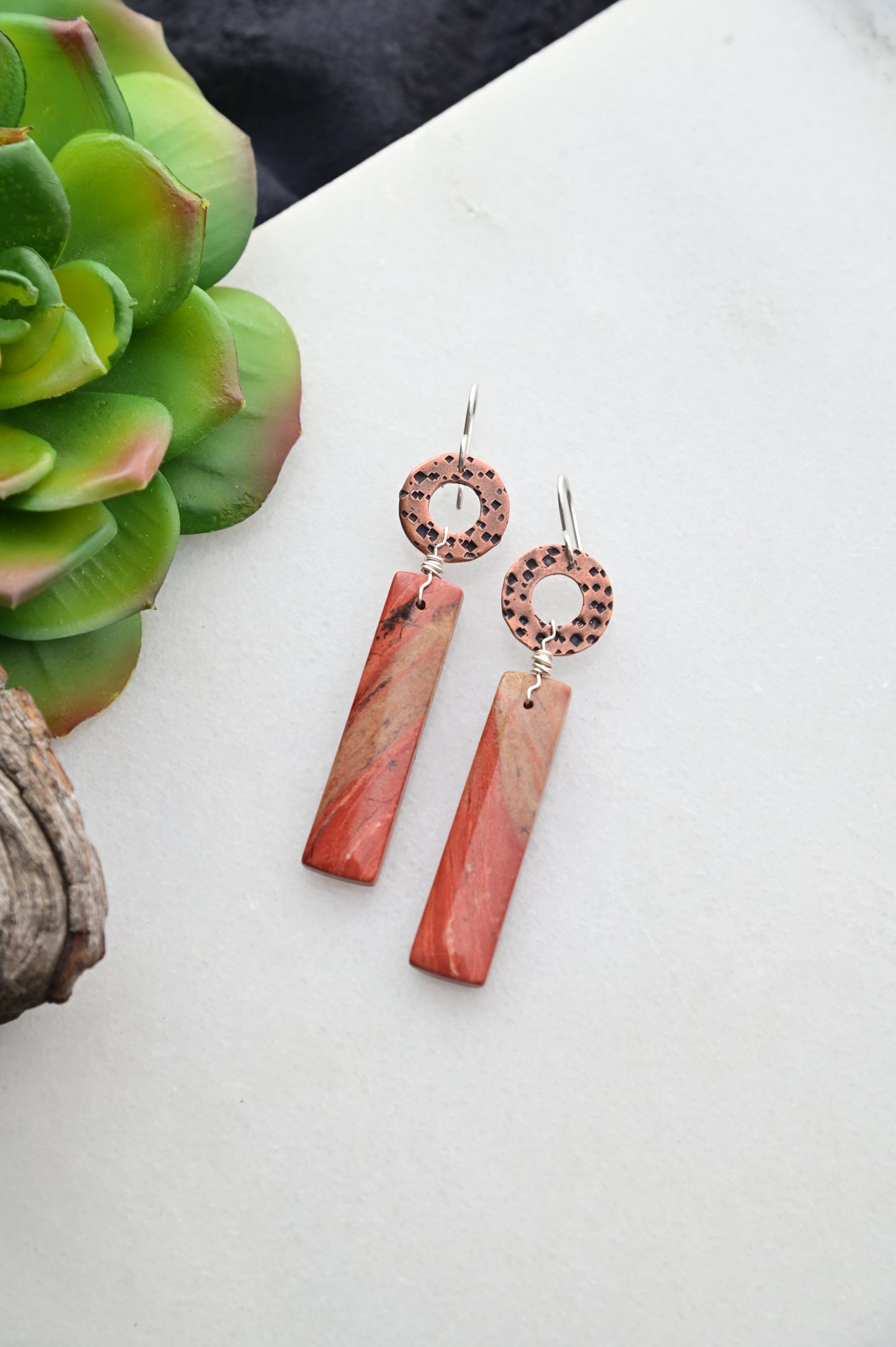 Copper Creations: Red River Jasper Earrings