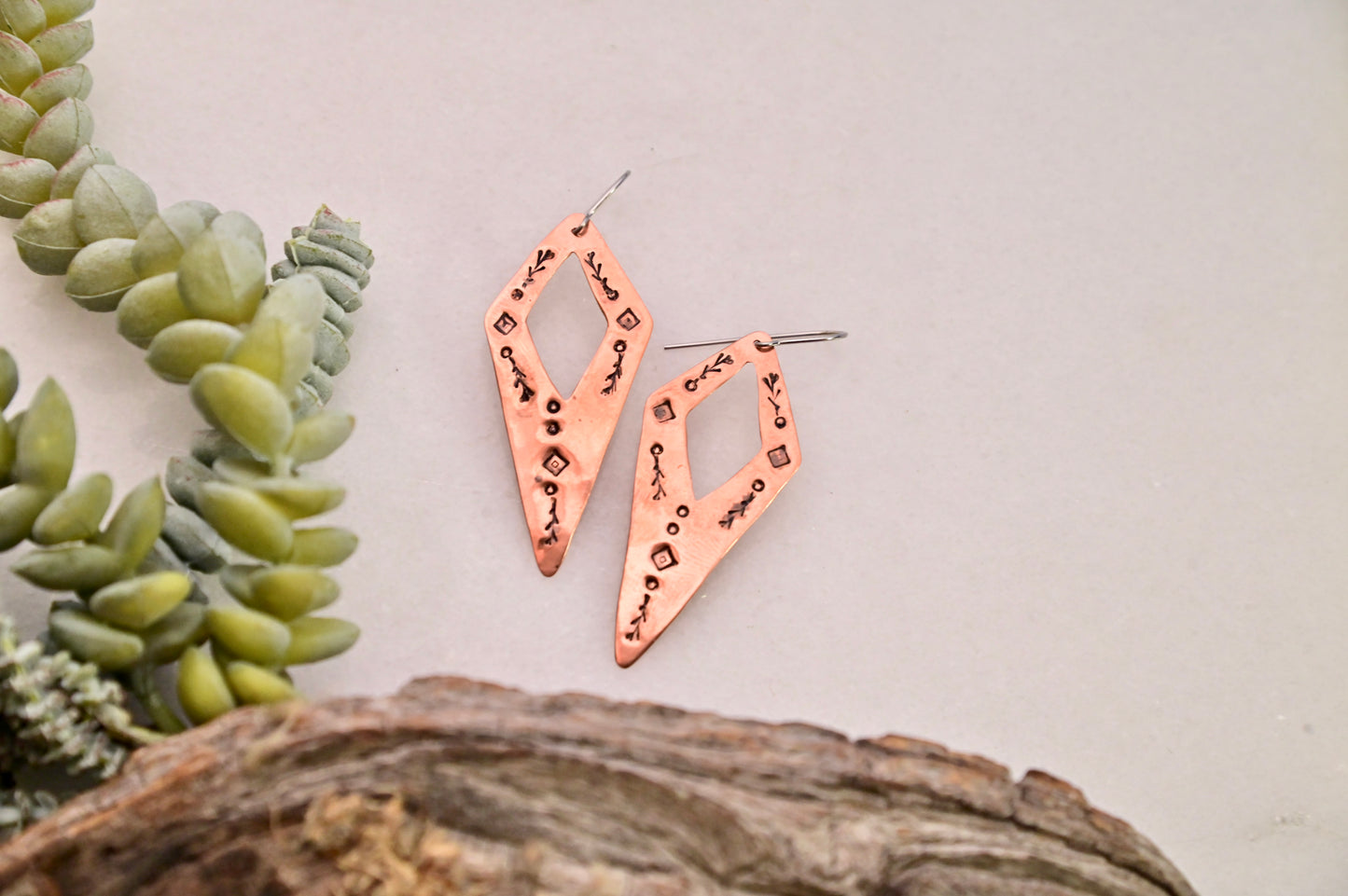 Copper Creations: Stamped Earrings
