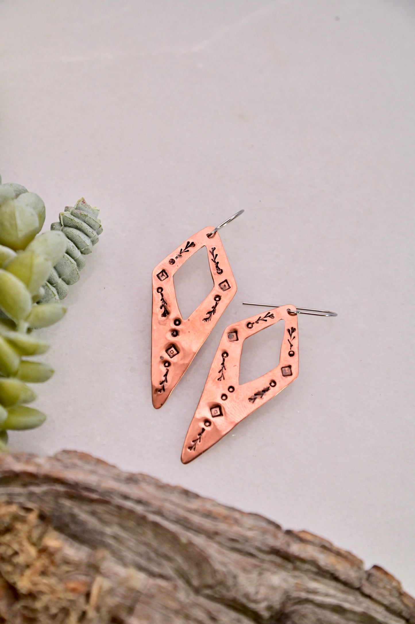 Copper Creations: Stamped Earrings