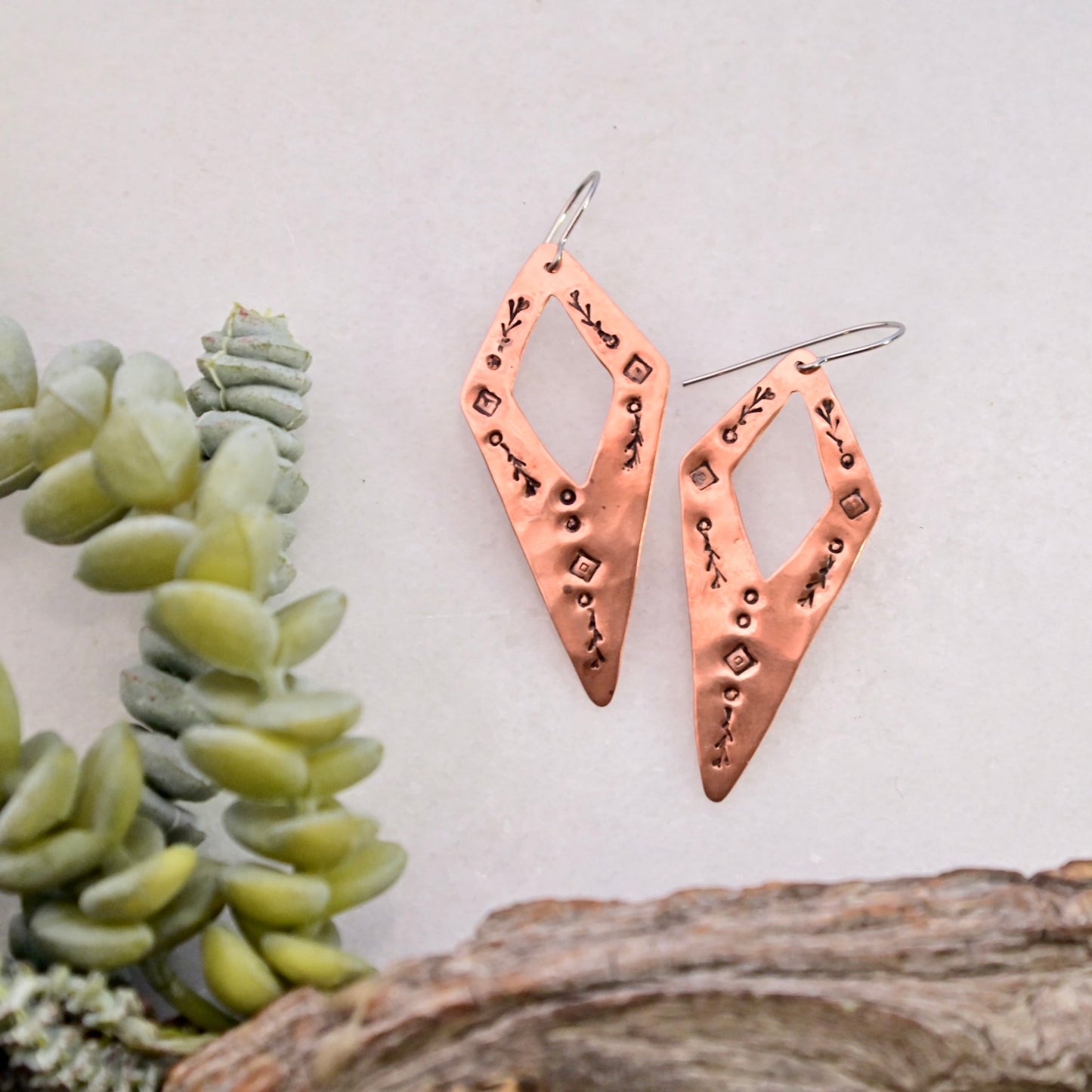 Copper Creations: Stamped Earrings