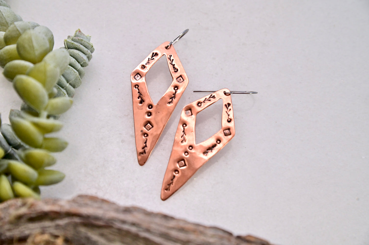 Copper Creations: Stamped Earrings