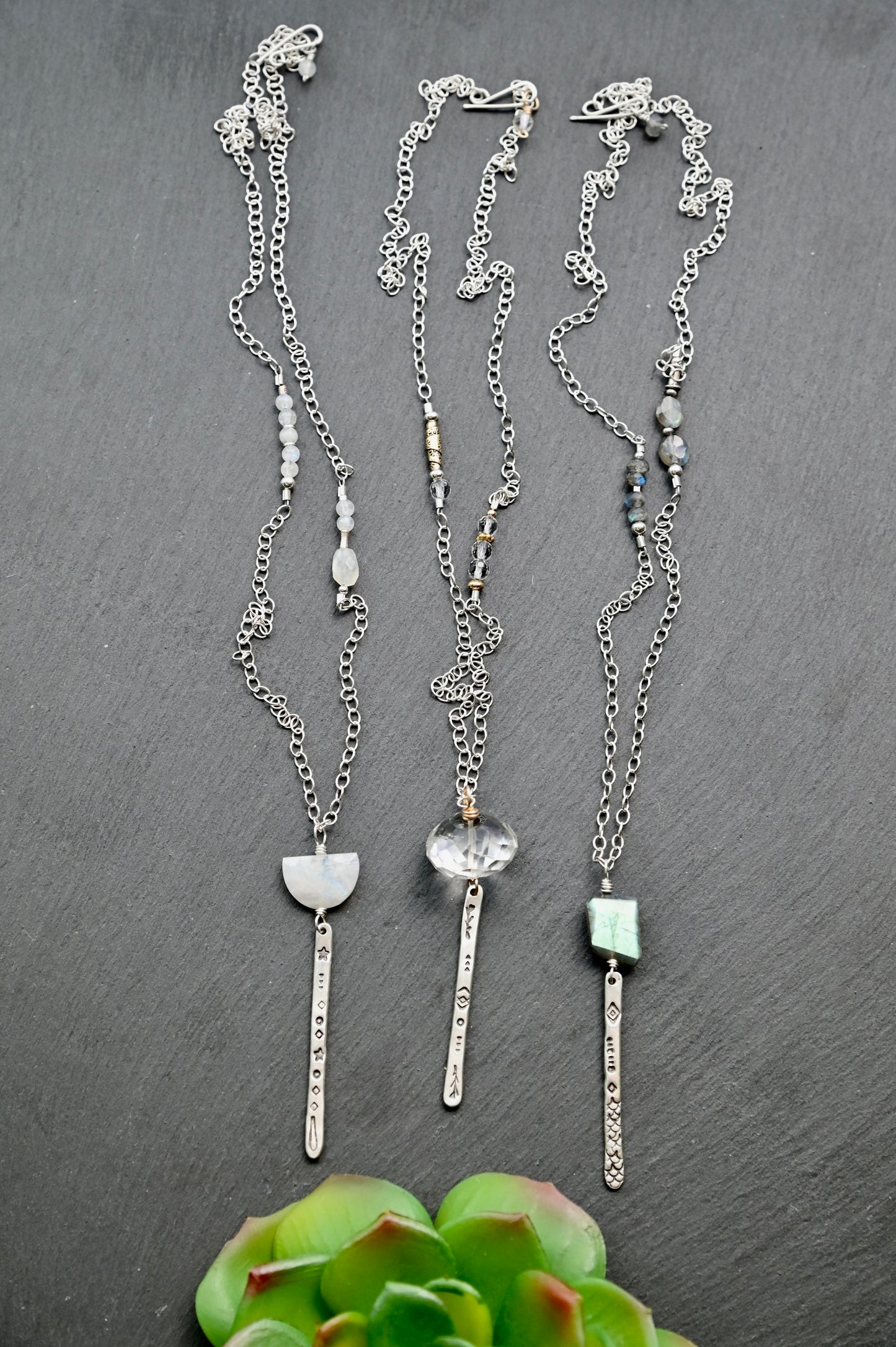 Sticks & Stones: Gemstone Necklaces