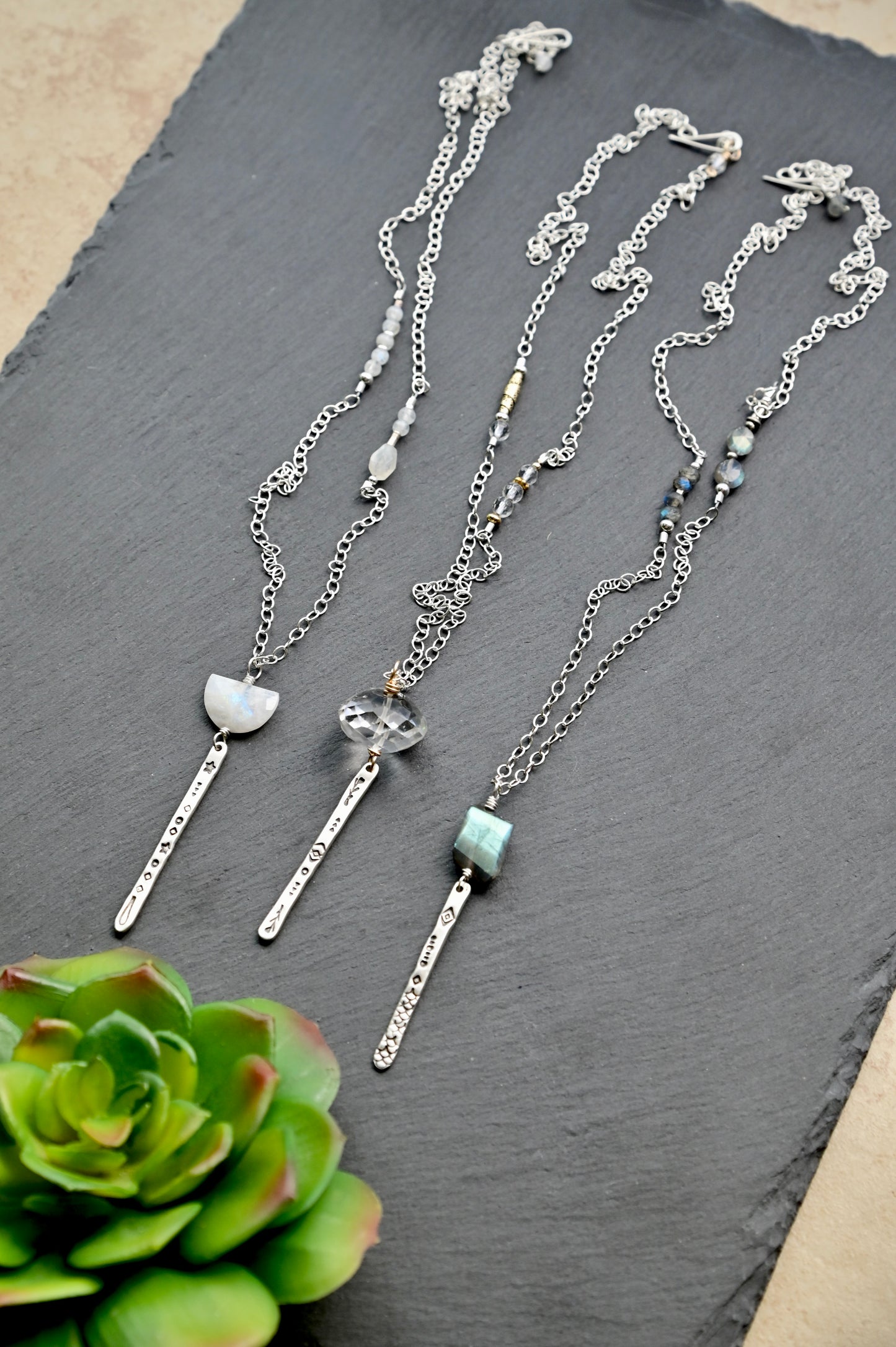 Sticks & Stones: Gemstone Necklaces