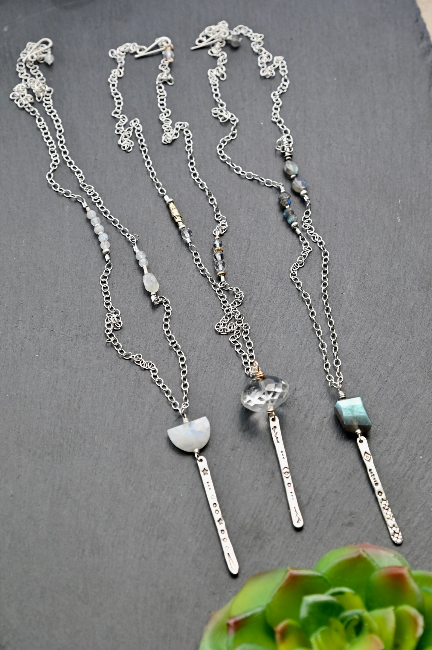 Sticks & Stones: Gemstone Necklaces