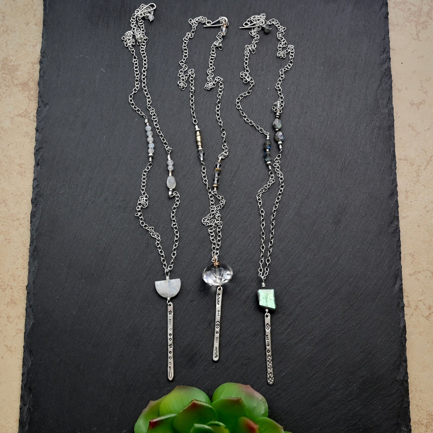 Sticks & Stones: Gemstone Necklaces