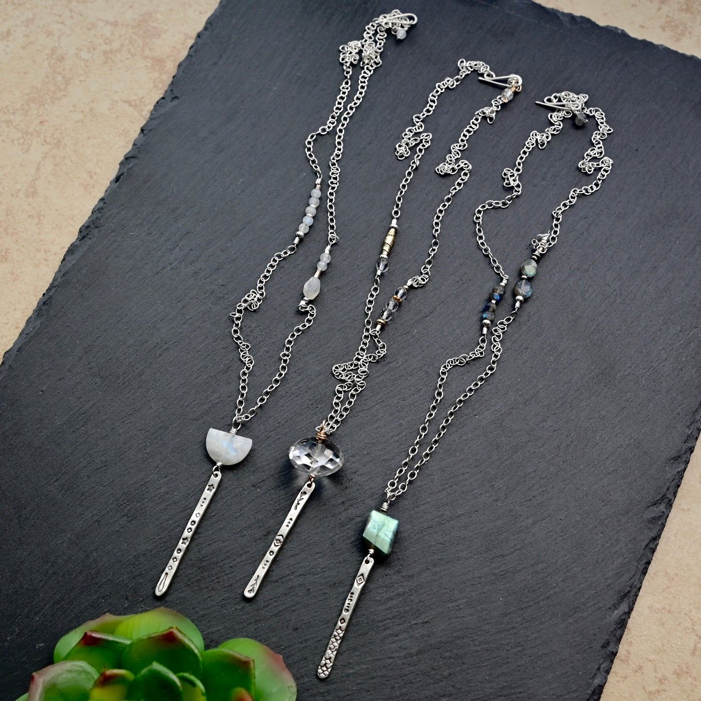 Sticks & Stones: Gemstone Necklaces
