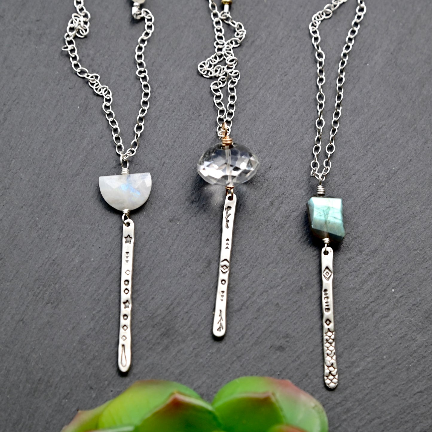 Sticks & Stones: Gemstone Necklaces
