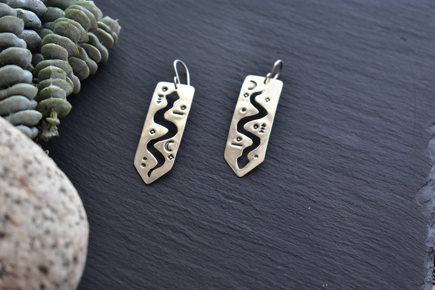 Silver Elements: Snake Earrings