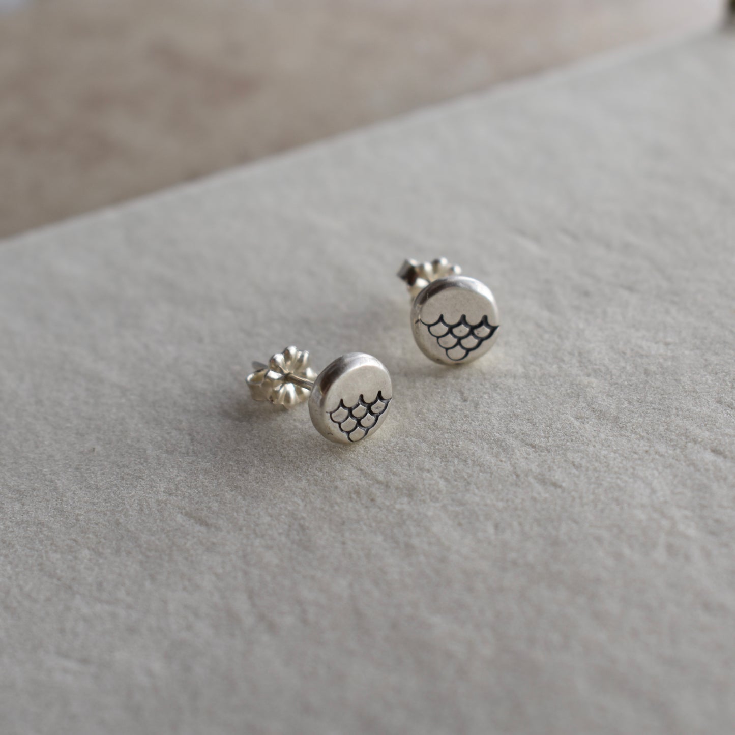 Silver Elements Stud Earrings