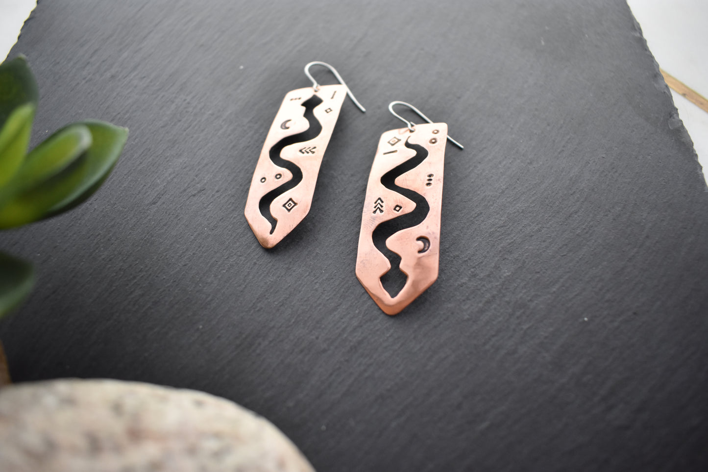 Copper Creations: Snake Earrings