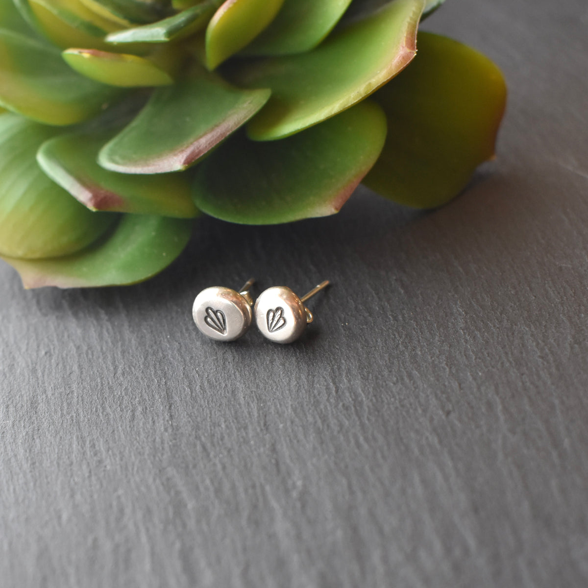 Silver Elements Stud Earrings
