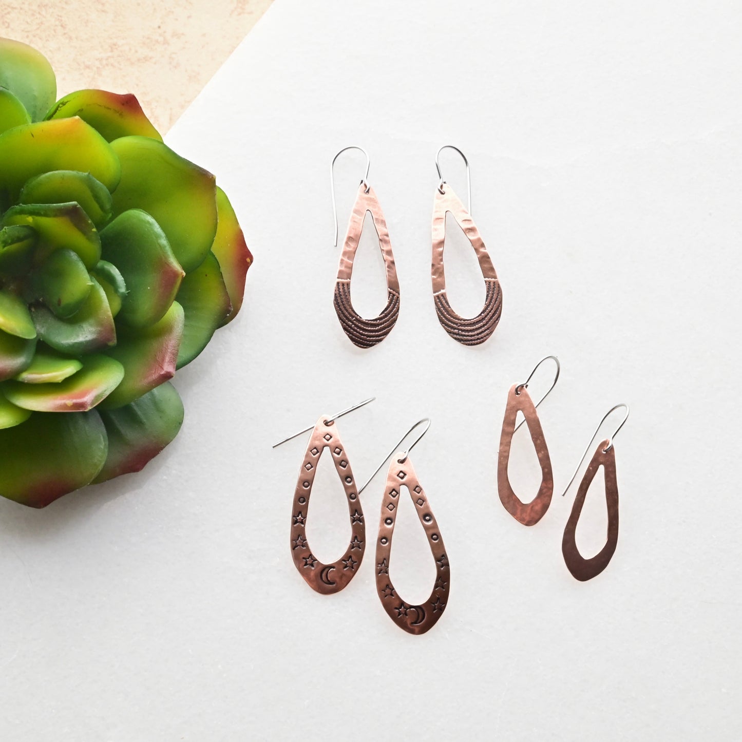 Copper Creations: Copper Cut-out Earrings