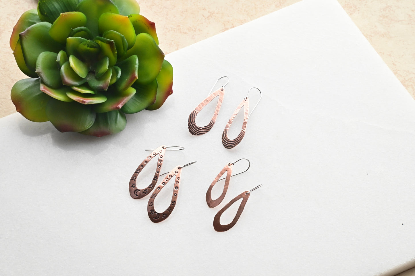 Copper Creations: Copper Cut-out Earrings
