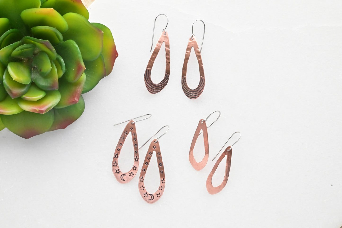 Copper Creations: Copper Cut-out Earrings