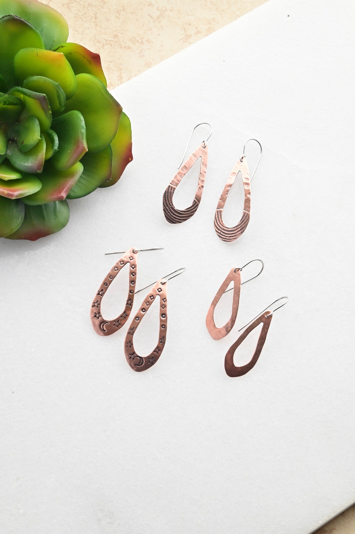 Copper Creations: Copper Cut-out Earrings