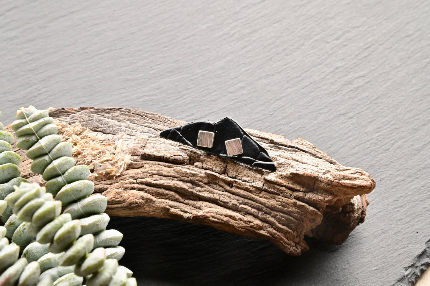 Silver Elements: Saw-Tooth Stud Earrings