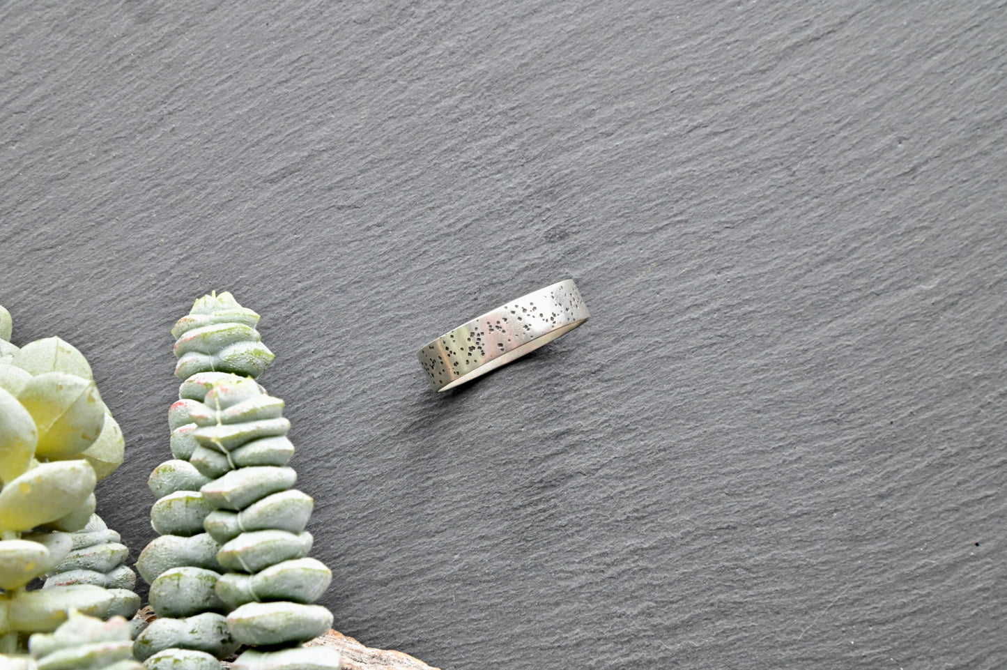 Silver Elements: Wide-Band Rings