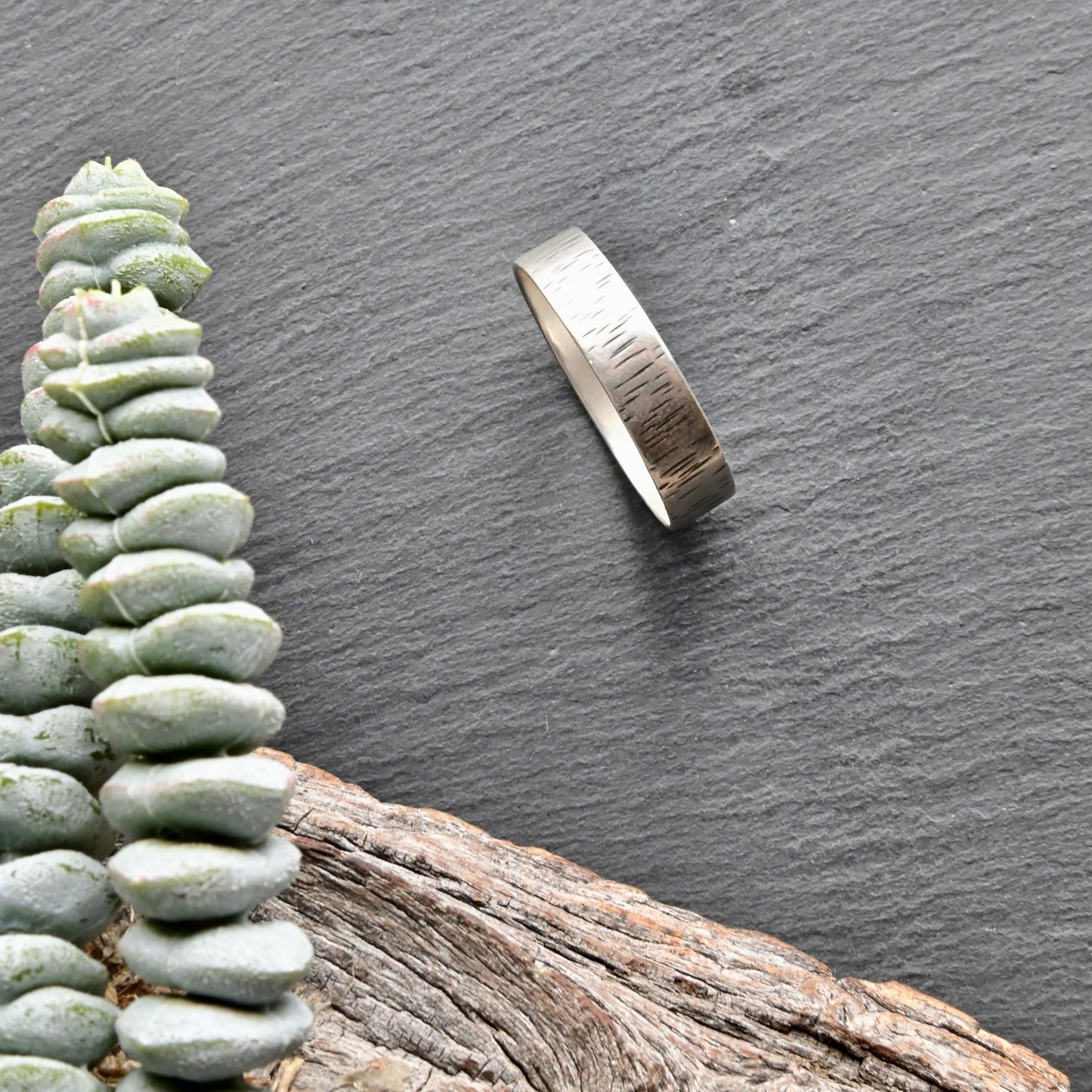 Silver Elements: Wide-Band Rings