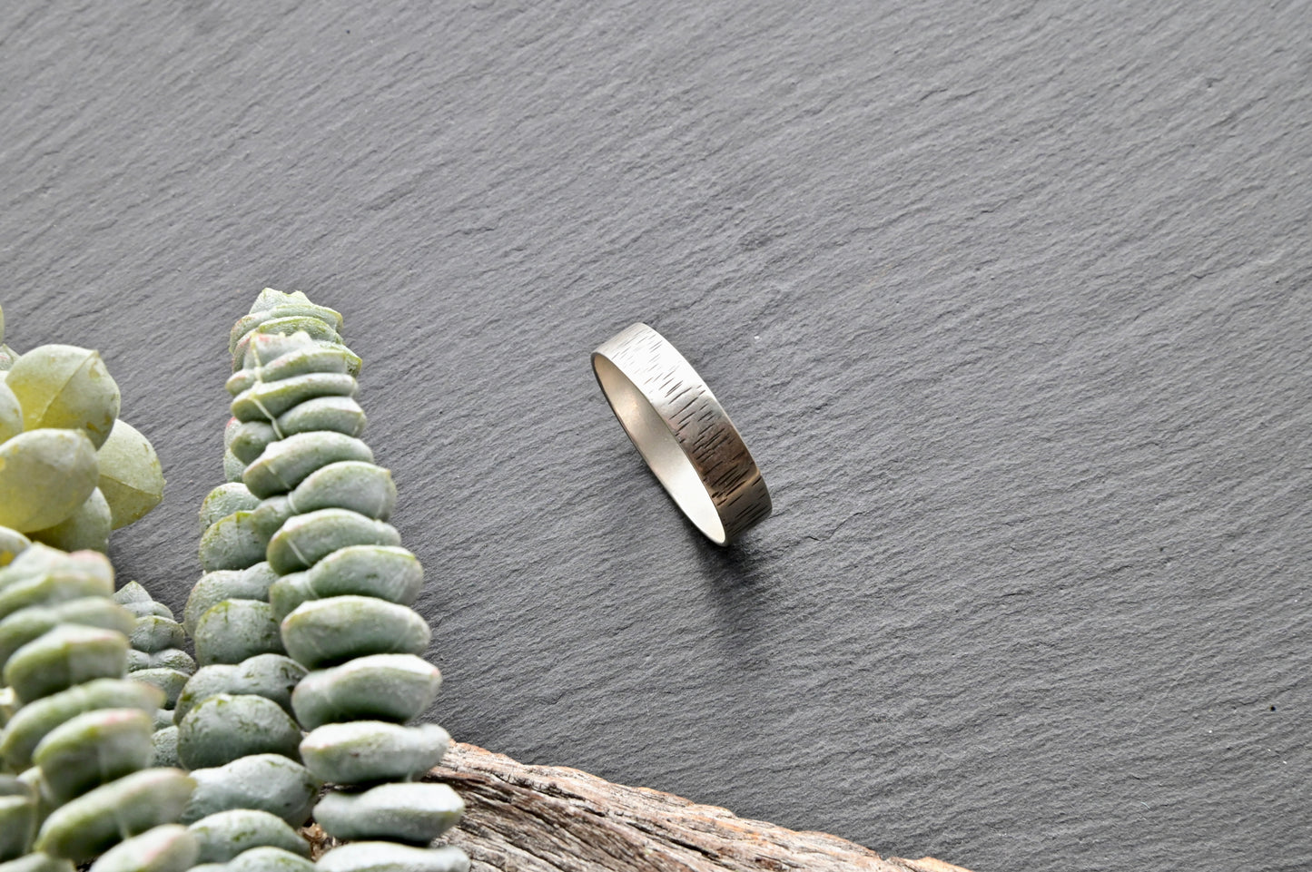 Silver Elements: Wide-Band Rings