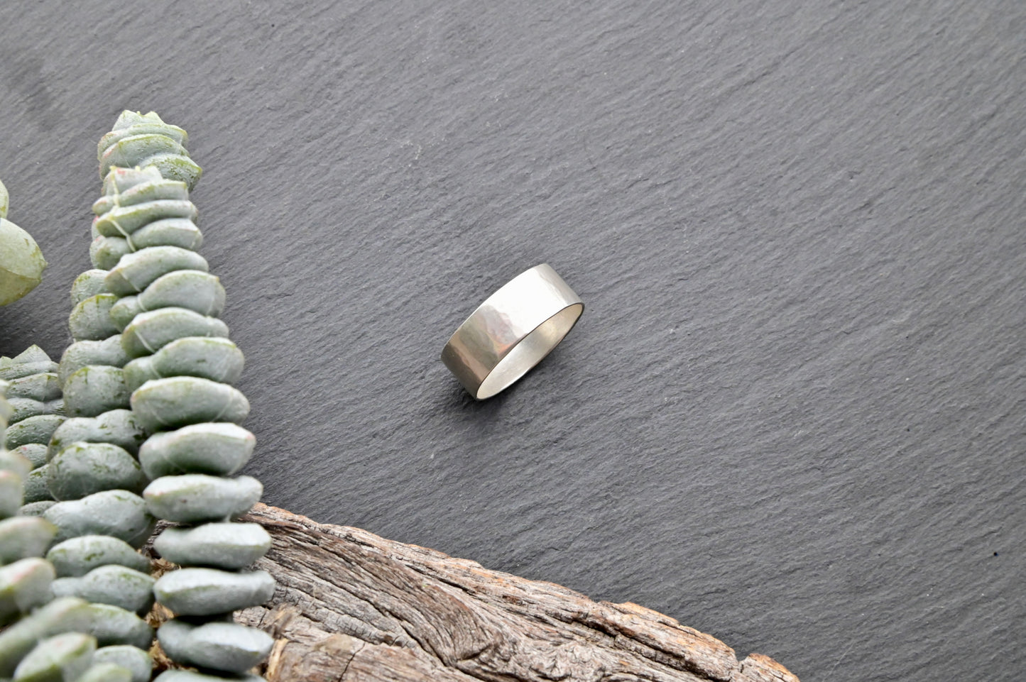 Silver Elements: Wide-Band Rings