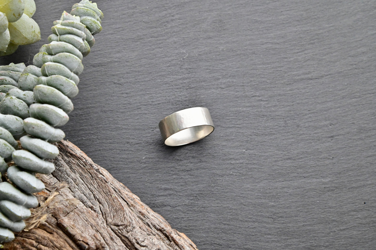Silver Elements: Wide-Band Rings