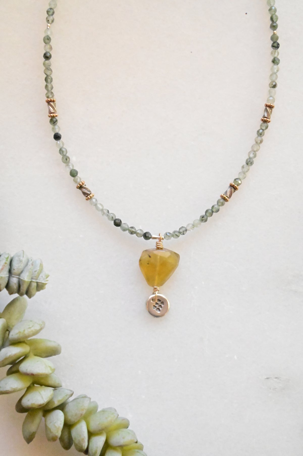 Silver Elements Gemstone Necklaces