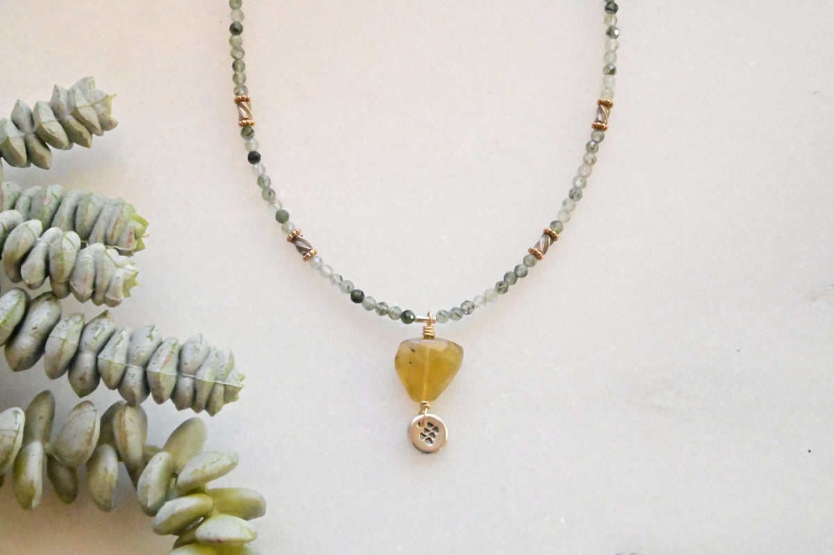 Silver Elements Gemstone Necklaces