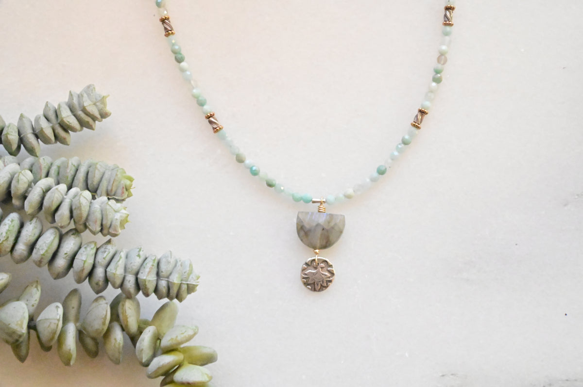 Silver Elements Gemstone Necklaces