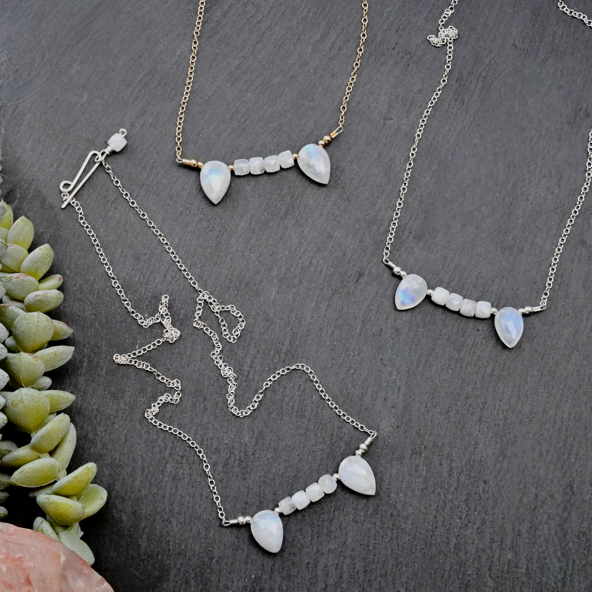 Moonstone Vampire Necklace