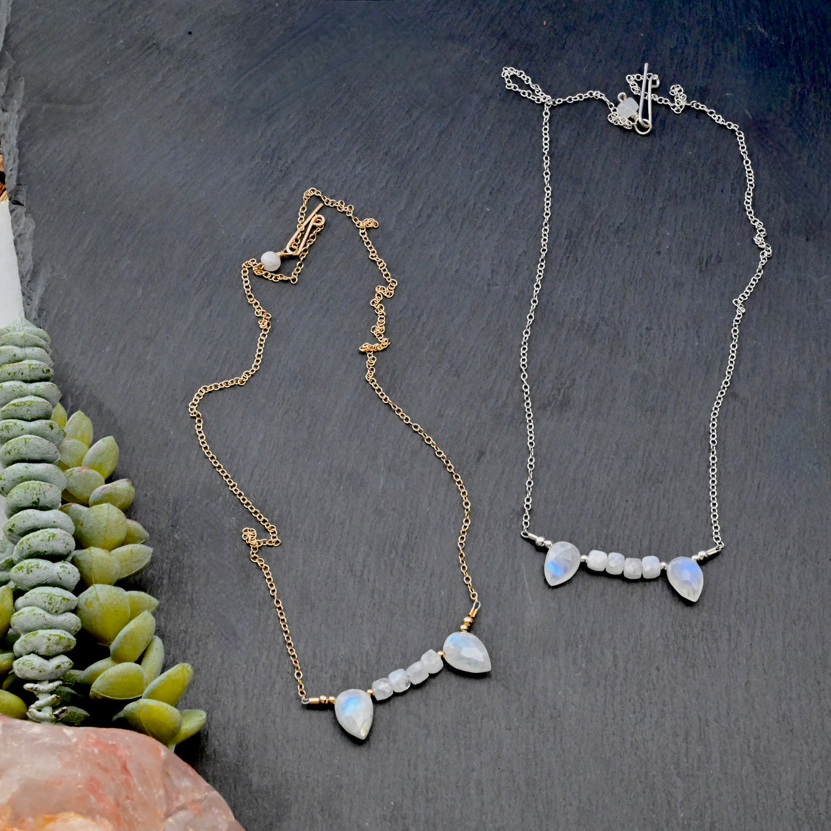 Moonstone Vampire Necklace
