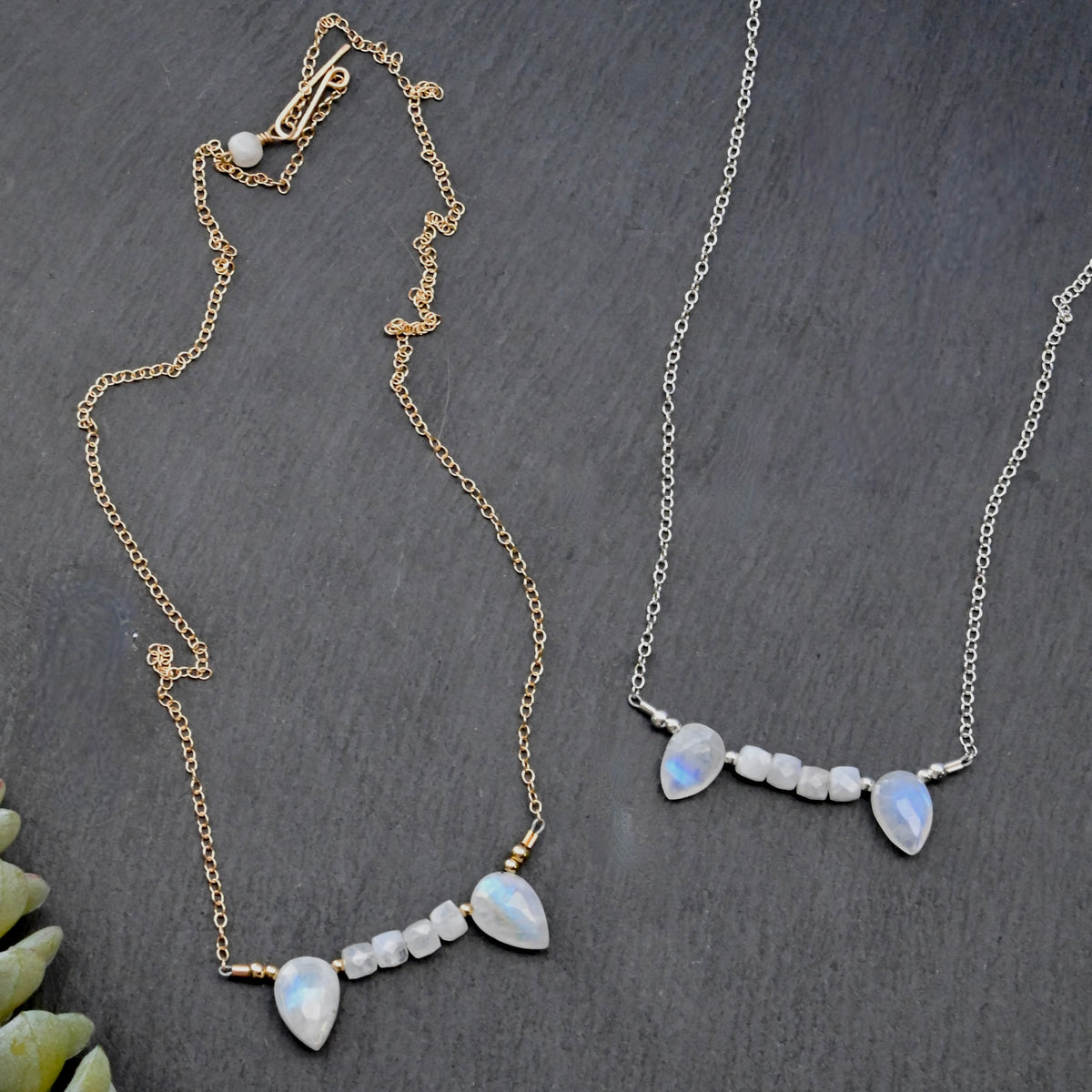 Moonstone Vampire Necklace