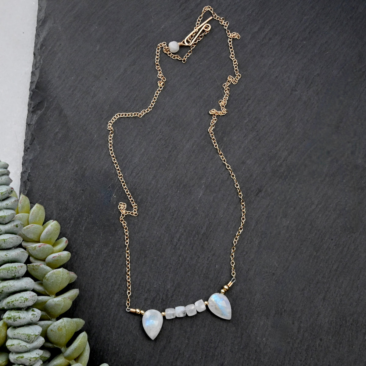 Moonstone Vampire Necklace