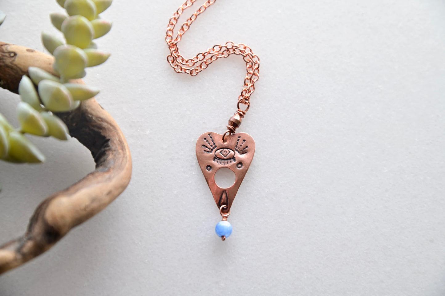 Gemstone Oujia Pendants