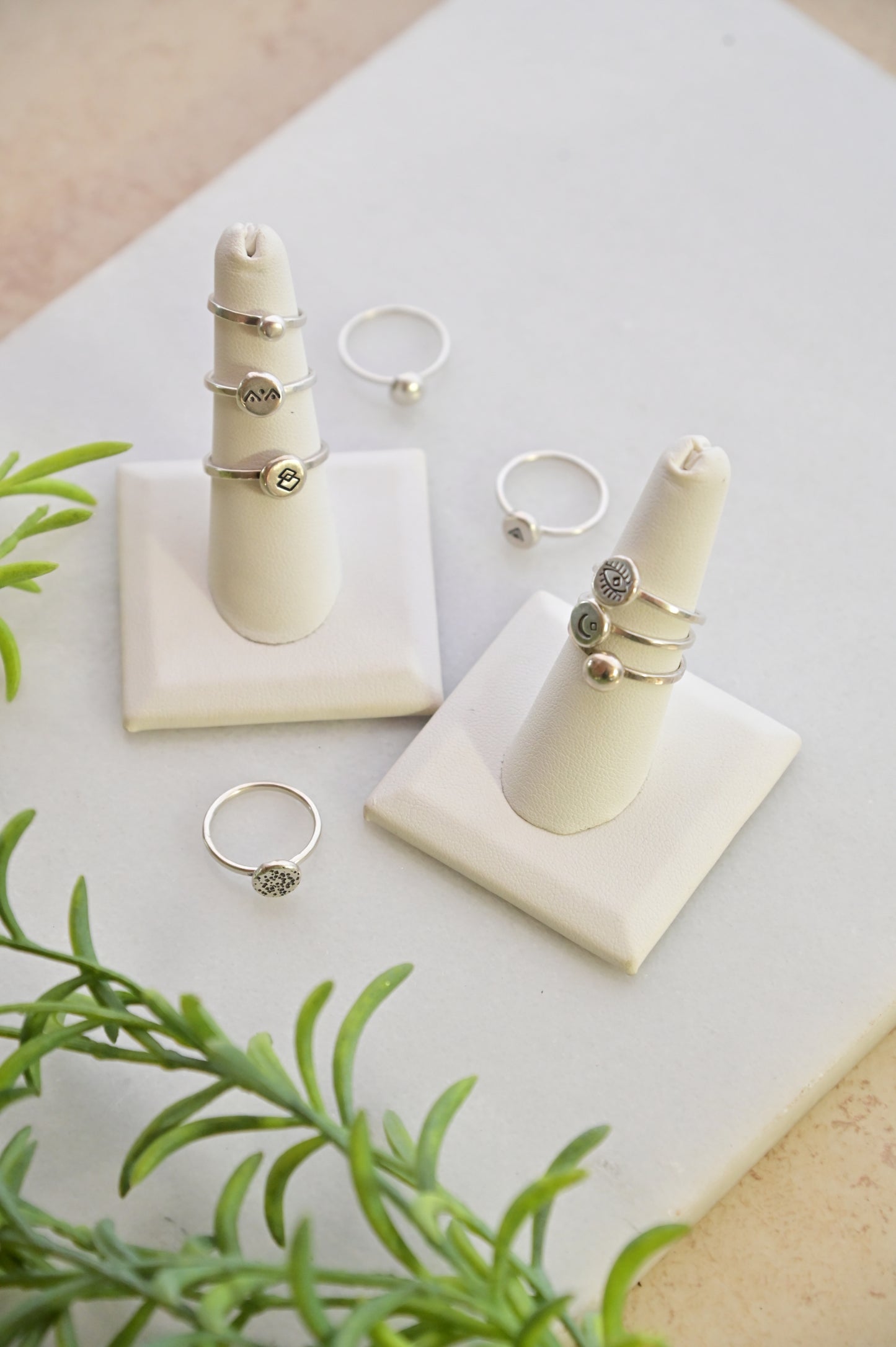 Silver Elements: Stamped Rings