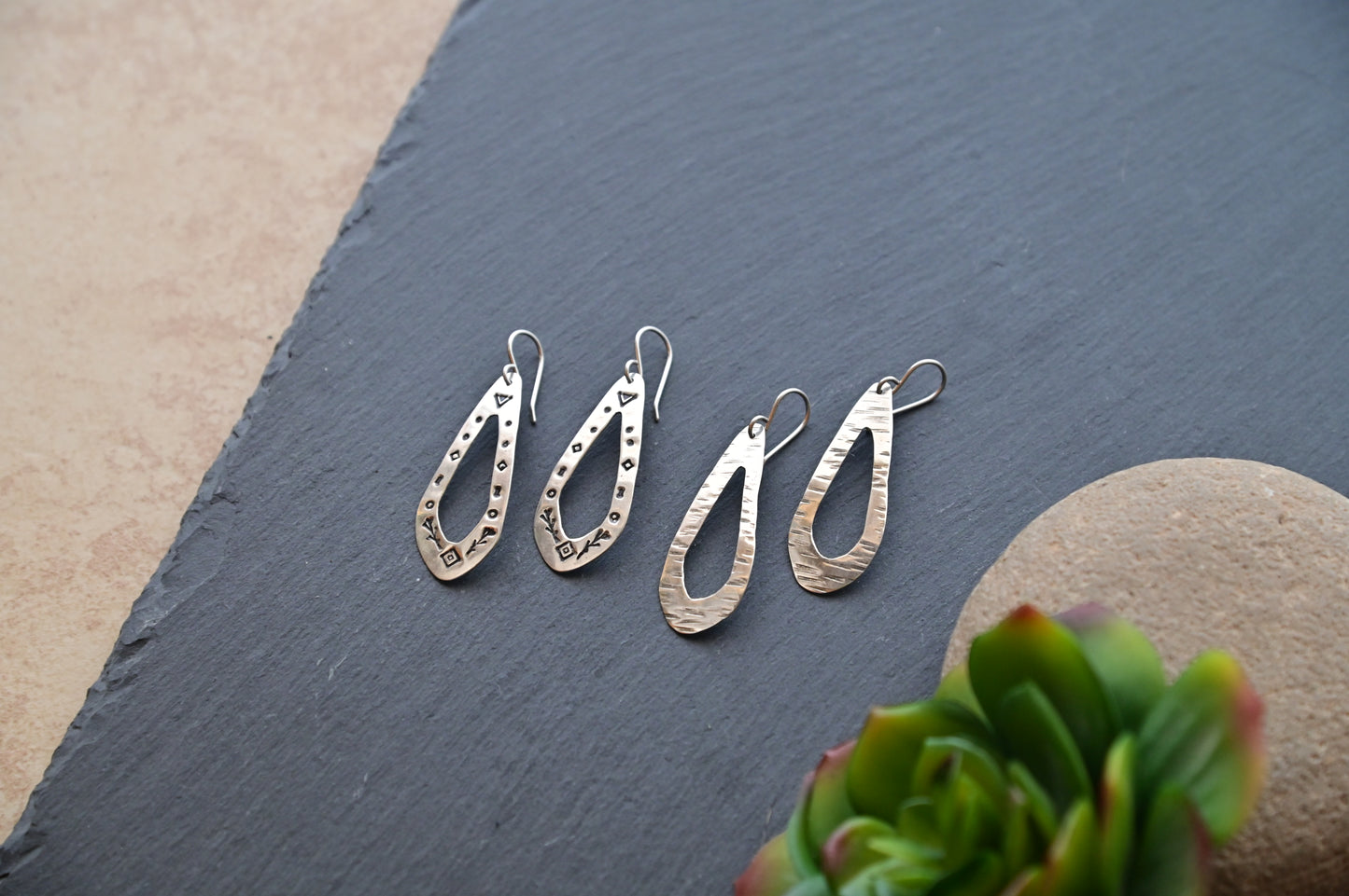 Silver Elements: Teardrop Earrings
