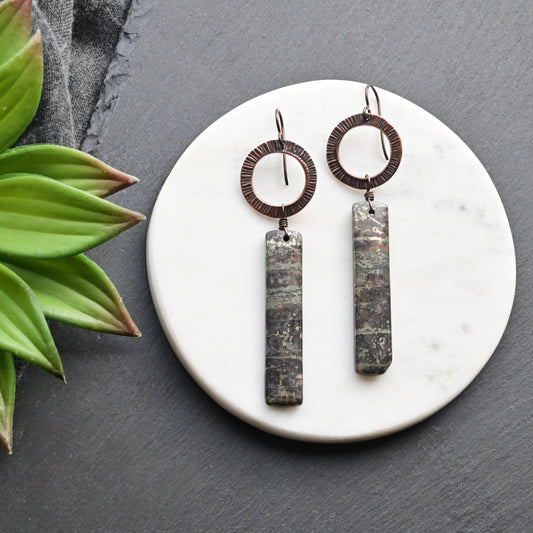 Copper Creations: Pyrite Earrings